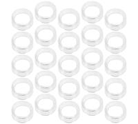 NOLITOY Schmuckständer aus Acryl Rund 25 Stück Transparenter Organizer für Jade und Perlen 1,5 X 0,6cm Praktischer Schmuckhalter für Alltag und Sammlungen