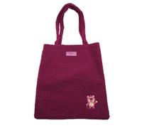 Nomadict Lotso Tote Bag Tragetasche für Schule, Einkaufen, Arbeit, 41 cm x 36 cm, offizielles Lizenzprodukt von Disney Toy Story, fuchsia, Zeitgenössisch