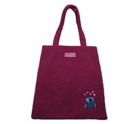 Nomadict Stitch Love Fuchsia Tote Bag Tragetasche für Schule, Einkaufen, Arbeit, 41 cm x 36 cm, offizielles Disney-Lizenzprodukt, Rosa, Zeitgenössisch