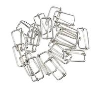 non-brand Baoblaze Pack of 20 Adjustable Belt Buckles Slider for Belt Strap Bag Backpack