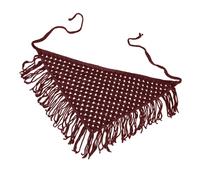 NONGYU Dreieckiger Schal aus weichem Polyester mit atmungsaktivem Häkeldesign, Mehrzweck-Kinderwagen-Decke, Foto-Haar für Frauen und Mädchen, multifunktionaler Schal, B, One size