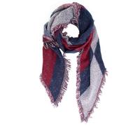 NONMON Schal Damen Warme Winter Schals Langer Damen Schal Kariert Pashmina Karo Tartan Schultertuch Musselin Deckenschal XXL Oversized Fransen Poncho für Herbst Winter 250x70cm, Braun