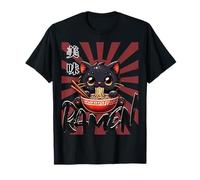 Noodles Ramen Katze Anime Manga Cat Ramen T-Shirt