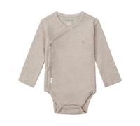 Noppies Nino Strampelanzug- Ripp - Taupe Melange - Gr. 68