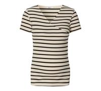 Noppies Umstands- und Still-T-Shirt Sanson Rippqualität Ringel L natur/schwarz