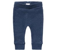 Noppies Unisex Baby U bukser Comfort Rib Naura Hose, Navy Melange - P758, 68 EU