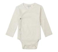 Noppies Wickelbody langarm Rippqualität 50 beige