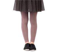 NOQ Mädchen Strumpfhose ohne Fuß in voller Länge Leggings knöchellanger Rock Tunika Kleid Schule Tanz Ballett blickdichte Mikrofaser, Latte 10/11 Jahre (140/146 cm)