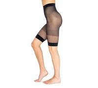 NOQ Unsichtbare Damenunterwäsche verhindert Scheuern der Oberschenkel langlebige und transparente Büro-Slip-Unterwäsche atmungsaktives Höschen Abriebfeste Unterhose Comfortia, Nero XL/XXL