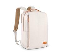 Nordace SIENA 15,6 Zoll Laptop Rucksack für Damen & Herren mit USB-Ladeanschluss Wasserdicht Täglich, Reisen, Arbeit, Schule, Beige, 19L, Reiserucksäcke