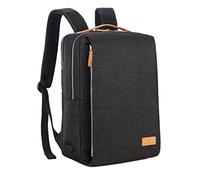 Nordace Siena Rucksack für Laptops bis 39,6 cm (15,6 Zoll), mit USB-Ladeanschluss, wasserdicht, für Alltag, Reisen, Arbeit, für sie und ihn, Schwarz, 19L US
