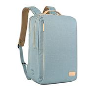 Nordace Siena Rucksack für Laptops bis 39,6 cm (15,6 Zoll), mit USB-Ladeanschluss, wasserdicht, für Alltag, Reisen, Arbeit, für sie und ihn, Aqua, 19L US