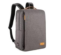 Nordace Siena Rucksack für Laptops bis 39,6 cm (15,6 Zoll), mit USB-Ladeanschluss, wasserdicht, für Alltag, Reisen, Arbeit, für sie und ihn, Grau, 19L US