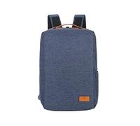 Nordace - Smart Backpack - Siena Rucksack 19L-Vol. Laptop-Fach USB-Anschluss wasserbeständig Gew:0,88kg Gepäckriemen Sicherheitstasche Wasserflaschenfach schlankes Design (Blau)