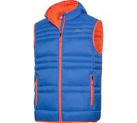 NORDCAP Herren Steppweste, leichte Outdoor-Weste, warm und windabweisend, sportliches Gilet mit Kapuze und Reißverschlusstaschen, Blau, Gr. M