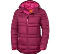 NORDCAP Steppjacke Damen, leichte Übergangsjacke, sportlich mit Kapuze, ideal für Frühling und Sommer, Beere, Gr. 36