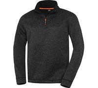 NORDCAP Strickfleece-Troyer, Warmer Unisex Pullover aus Strick und Fleece, atmungsaktiver Fleecepullover mit Stehkragen und Zipp für Männer & Frauen, Größe S - XXXL