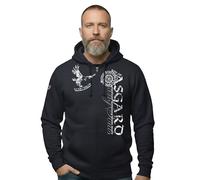 NORDGARD Hoody Vintersgard in Marine I Größe 3XL I Sportlicher Zip-Hoodie für Damen & Herren I Unisex-Kapuzenpullover aus Baumwolle I Viking Sweatshirt mit Kapuze I Moderner & hochwertiger Pullover