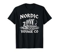 Nordic Voyage Co Viking Lustiger Liebhaber der norwegischen Kreuzfahrt T-Shirt