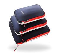NORDKAMM® Profi-Packtaschen mit Kompression, Ultraleichtes Koffer-Organizer Set, Packing Cubes aus wasserdichtem Stoff, Packwürfel, Packing Cubes Compression