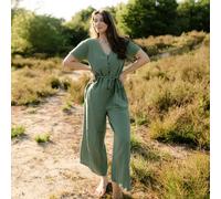 NORDLICHT Musselin Jumpsuit Lara aus Bio-Baumwolle Grün M