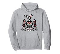 Nordwestpazifikküste Haida Art Kaigani Thunderbird Pullover Hoodie