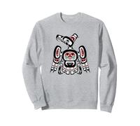 Nordwestpazifikküste Haida Art Kaigani Thunderbird Sweatshirt