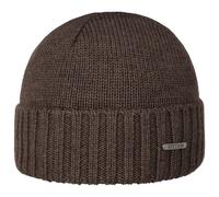 Norham Merino Umschlagmütze by Stetson dunkelbraun One Size