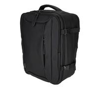 Norländer Vegan Leder Handgepäck Rucksack 40x30x20 cm - Underseater mit 15,6" Laptopfach & 20L Volumen (Schwarz)