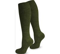 normani 1 Paar Bundeswehr Kniestrümpfe Wintersocken lang mit 70% Wolle von 35-50 Farbe Oliv Größe 47/50