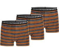 normani 1er Pack 2er Pack 3er Pack Herren Merinounterhose mit MULTIRABATT Merino-Boxershorts Funktionsunterhose - 100% MERINOWOOL Farbe 3er Pack Orange/Blau/Grau Größe M