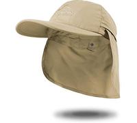 normani 2 in 1 Sommer Cap mit einrollbarem Sonnenschutz Savannah Farbe Beige Größe XL