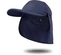 normani 2 in 1 Sommer Cap mit einrollbarem Sonnenschutz Savannah Farbe Navy Größe XL