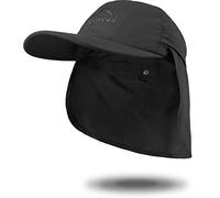 normani 2 in 1 Sommer Cap mit einrollbarem Sonnenschutz Savannah Farbe Schwarz Größe XL