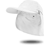 normani 2 in 1 Sommer Cap mit einrollbarem Sonnenschutz Savannah Farbe Weiß Größe XXL