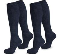 normani 2 Paar Herren ARMY KNIESTRÜMPFE mit Wolle Farbe in verschiedenen Farben Farbe Marine Größe 43-46