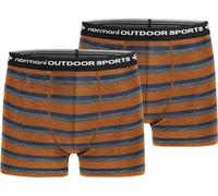 normani 2er Pack Herren Merinounterhose Boxershorts Funktionsunterwäsche 100% Merinowolle Sporthose (S-XXL)