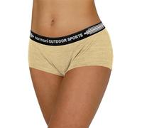 normani 2er Pack Merino Unterhose Unterwäsche Slip Liner Boxershorts Panties Hipster aus 100% Merinowolle Farbe Wollweiß Größe S
