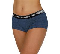 normani 2er Pack Merino Unterhose Unterwäsche Slip Liner Boxershorts Panties Hipster aus 100% Merinowolle Farbe Navy Größe XL