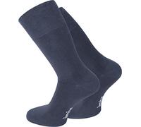 normani 3 Paar Bambus-Socken mit Piquebündchen Farbe Jeans Größe 43/46