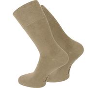 normani 3er Pack Bambus-Socken mit Piquebündchen Farbe Beige Größe 39/42