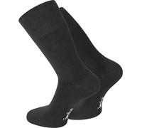 normani 3er Pack Bambus-Socken mit Piquebündchen Farbe Schwarz Größe 43/46