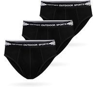 normani 3er Pack Premium Merino Boxershorts Slipper Unterhose - 100% Merinowolle - Funktionsunterwäsche Underwear Retroshorts Farbe Schwarz Größe 3XL