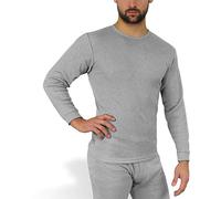 normani 3er Pack Thermohemd Herren-Thermounterwäsche - Thermo-Unterhemd auch in Übergrößen (XS - 4XL) Farbe Hellgrau Größe 7=M