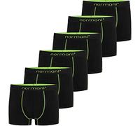 normani 6 oder 12 x Herren Soft Boxershorts - sehr angenehmes Tragegefühl - Männer Unterhosen aus Baumwolle in Größe S - 4XL Farbe 6 x Grün Größe XXL
