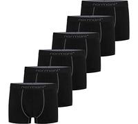 normani 6 oder 12 x Herren Soft Boxershorts - sehr angenehmes Tragegefühl - Männer Unterhosen aus Baumwolle in Größe S - 4XL Farbe 6 x Grau Größe XXL