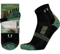 normani 6 Paar Bambussocken Viskosesocken Funktion Kurzschaftsocken atmungsaktiv & bequem für Damen und Herren Farbe Grün Größe 35-38