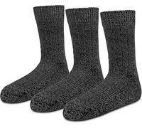 normani 6 Paar Socken, Arbeitssocken mit Frottesohle mit Schafwolle, 6 Paar, gegen Schweißfüße ! sehr stabil ! Ferse und Spitze verstärkt ! Farbe Anthrazit Größe 39-42