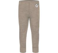 normani Baby Merino Hose Lange Unterhose Babyhose Leggings Thermounterhose Thermounterwäsche Baselayer aus 100% Bio-Merinowolle für Junge und Mädchen Farbe Beige Größe 74