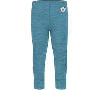 normani Baby Merino Hose Lange Unterhose Babyhose Leggings Thermounterhose Thermounterwäsche Baselayer aus 100% Bio-Merinowolle für Junge und Mädchen Farbe Blau Größe 74